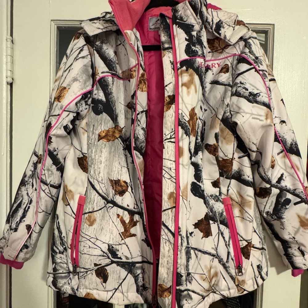 Legendary Whitetails Women’s Camouflage Jacket with Pink Trim
